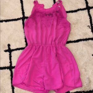Bright Pink Romper